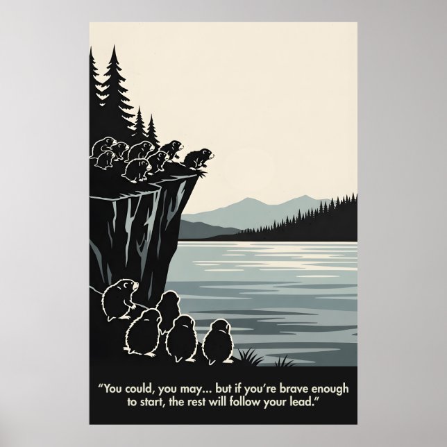 Funny motivational poster (Front)