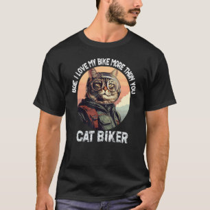 Funny motorcycle biker man bikers for women biker T-Shirt
