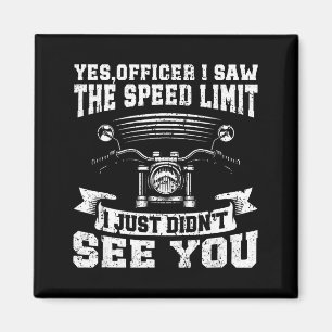 Funny Motorcycle Lover Graphic Women Men Motorbike Magnet