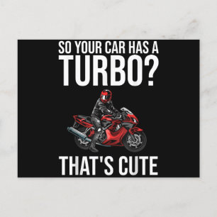 Funny Motorcycle Sportbike Gift Men Women Motorbik Holiday Postcard