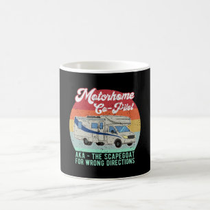 Funny Motorhome Co Pilot Scapegoat Gift Coffee Mug