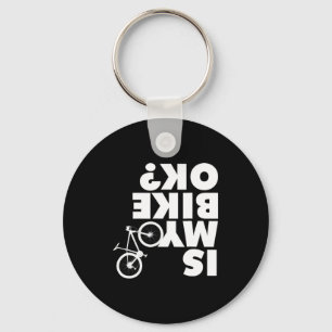 Funny Mountain Bike  Keychain