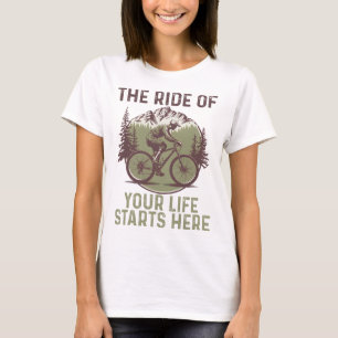 Funny Mountain Bike Mountain Biking Rider Mtb Moun T-Shirt