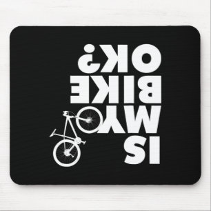Funny Mountain Bike  Mouse Pad