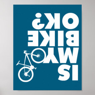 Funny Mountain Bike  Poster