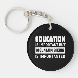 Funny Mountain Bike Shirt - Mountain Bike Keychain