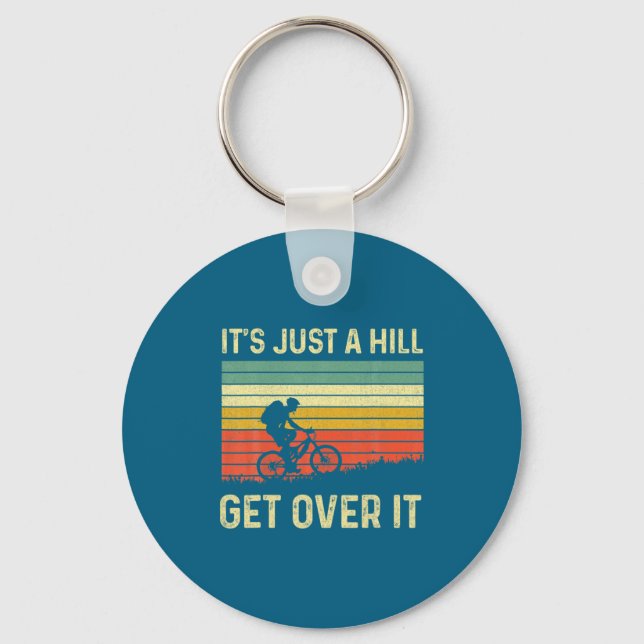 Funny Mountain Biking Design For Men Women Trail R Keychain (Front)
