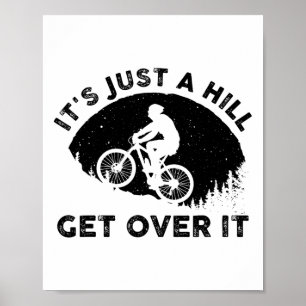 Funny Mountain Biking Design For Men Women Trail R Poster