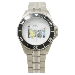 Funny Mouse Crime RickLondon Stainless Steel Watch