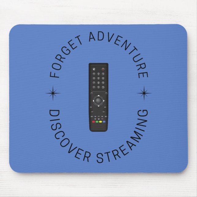 Funny Mousepad | TV & Gamer Gift (Front)