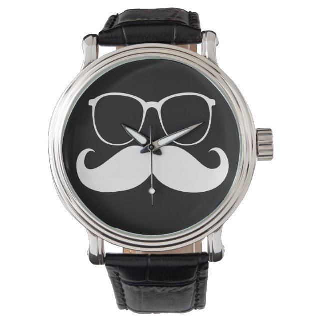 Funny Moustache 2 Watch (Front)