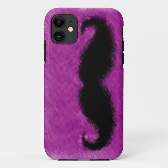 Funny Moustache Abstract Painting 2 Case-Mate iPhone Case (Back)