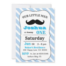 Funny Moustache Birthday