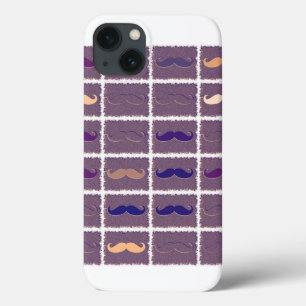 Funny Moustache iPhone 13 Case