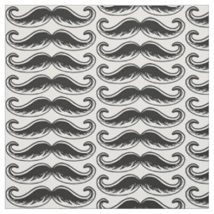Funny Moustache custom fabric