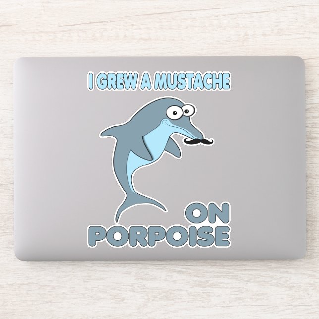 Funny Moustache Dolphin (Computer)