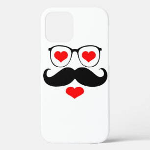 Funny Moustache Glasses iPhone 12 Pro Case