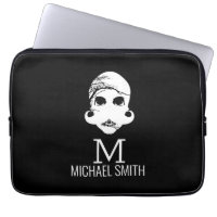 Funny Moustache Monogram