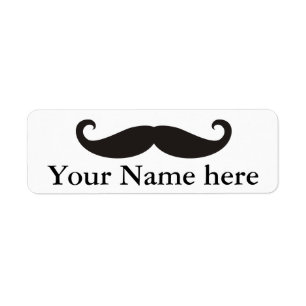 Funny Moustache / Schnurrbart + your text