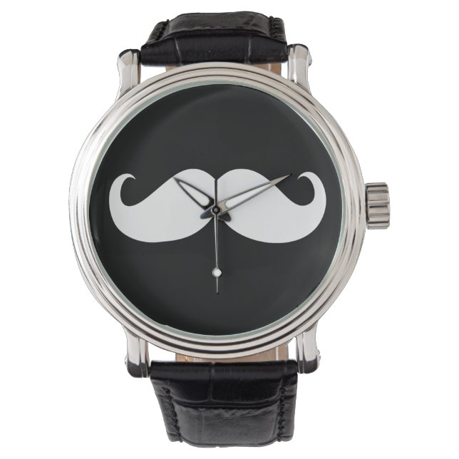 Funny moustache watch (Front)