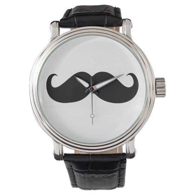 Funny Moustache Watch (Front)