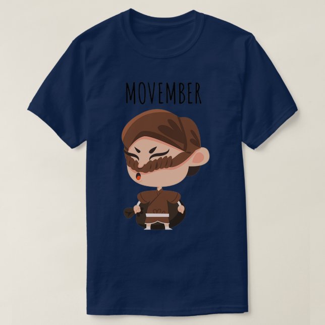 funny movember6 T-Shirt (Design Front)