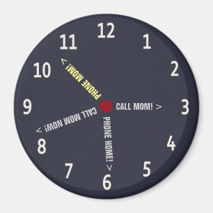 Funny Moveout Call Mom Memo Custom Text Magnet