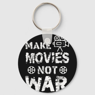 Funny Movie Director Film Making Quote Make Movies Keychain