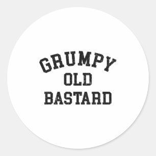 Funny Mpy Old  Classic Round Sticker