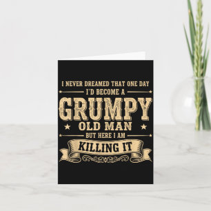 Funny Mpy Old Man  Card