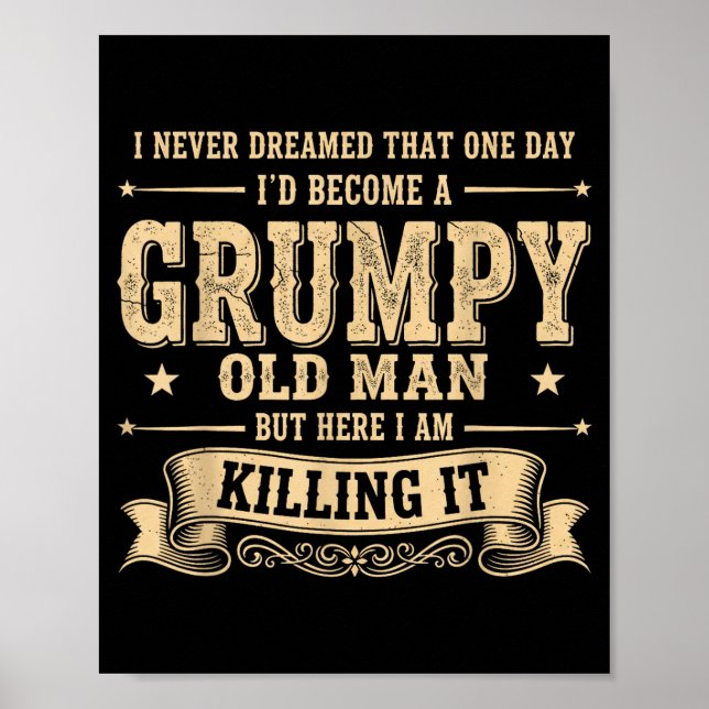 Funny Mpy Old Man  Poster (Front)