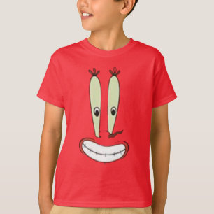 Funny Mr. Krabs Big Face Boys T-Shirt - Cartoon Sp