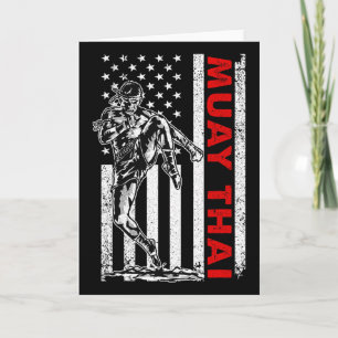 Funny Muay Thai Art For Men Women Kids Muay Thai K Card