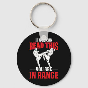 Funny Muay Thai Boxing Mma Mixed Martial Arts Kick Keychain