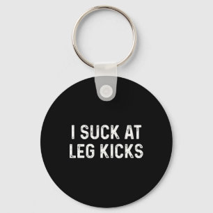 Funny Muay Thai Kickboxing Leg Kicks Keychain