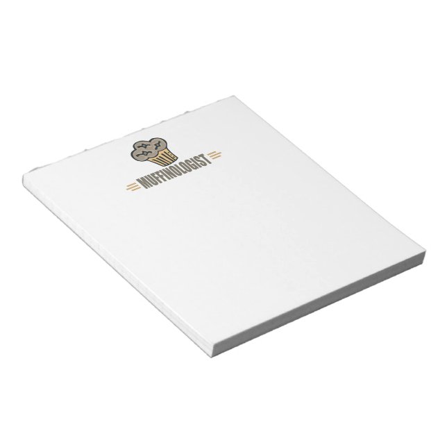 Funny Muffin Notepad (Angled)