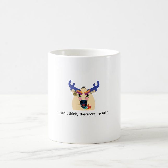 Funny mug about social media, funny mugs (Centre)