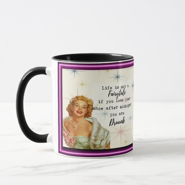 Funny Mug Coffee Best Friend Gift "Fairytale" (Left)