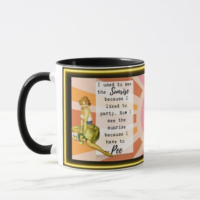 Funny Mug Coffee Best Friend Gift "Sunrise" (Left)