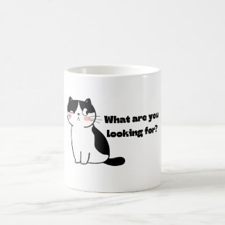 Funny Mug: Cute Cat Coffee Mug