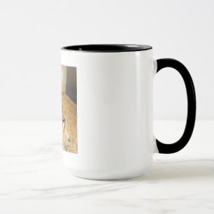 Funny mug with giraffe