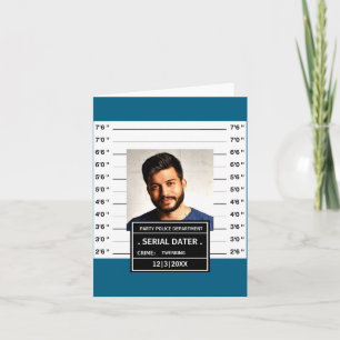 Funny Mugshot Ster Card