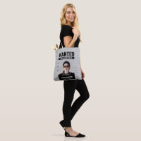 Funny Mugshot Wanted Custom Name & Text Poster
