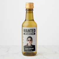 Funny Mugshot Wanted Poster Custom Name & Text