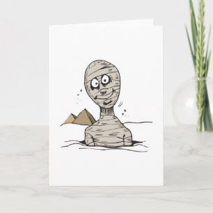 funny mummy popping out card