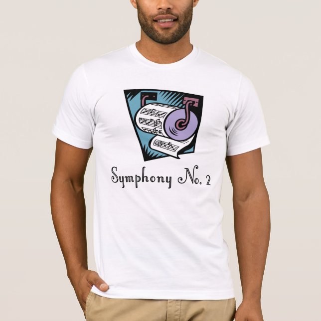 Funny Music Composer T-shirt (Front)