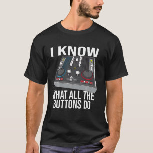Funny Music Engineer Cute Dj Sound Technician Men T-Shirt