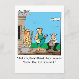 Funny Music School Graduation Invitation