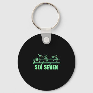 Funny Musical 67 Music Meme Slang Six Seven Music  Keychain