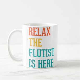 Funny Musician Flutist Orchestra Flute Coffee Mug